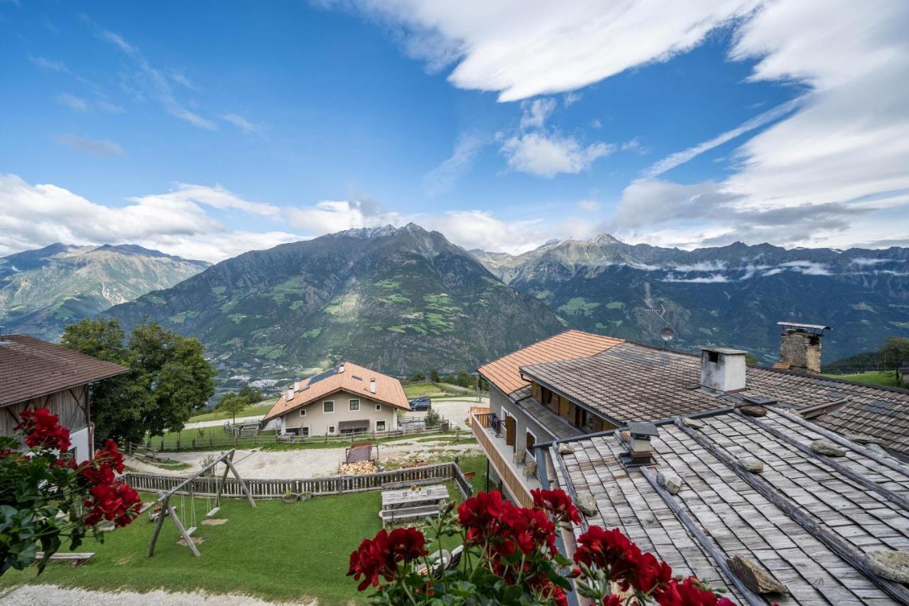 Thaler-Hof Ferienhaus Fichtnhittl Vila Lagundo Exterior foto